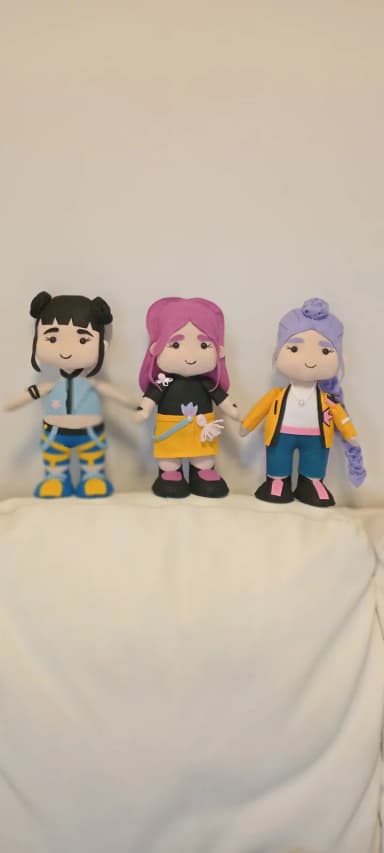 Bonecas em feltro K Pop