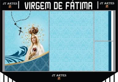 Vetor da Camisa da Virgem de Fátima