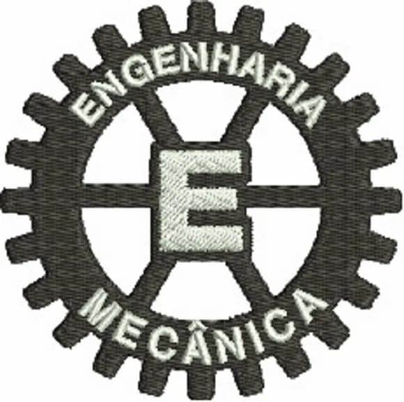 Matriz de Bordado Símbolo Engenharia Mecânica