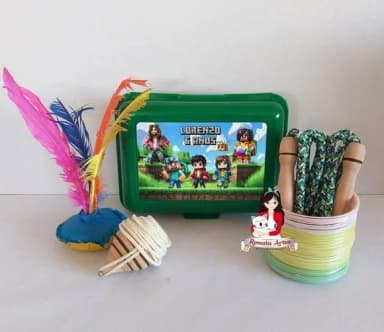 Maleta Baú Boa Infância Minecraft Filme