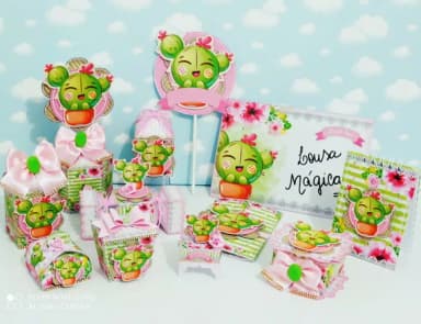 Kit 30 Lembrancinhas Cactos