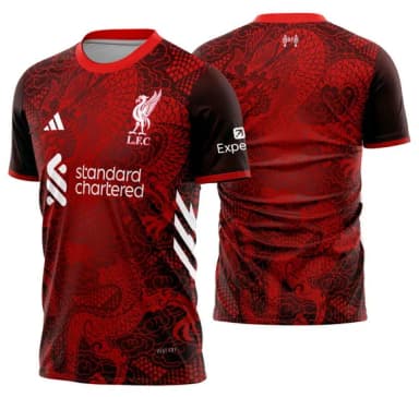Arte Vetor Camisa Liverpool Concept 2026