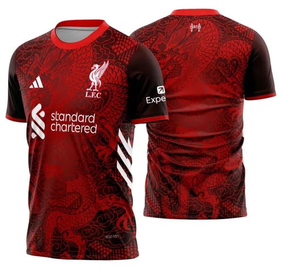 Arte Vetor Camisa Liverpool Concept 2026