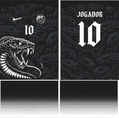 Arte Vetor Camisa Interclasse Serpente Mod-261 R$12,00