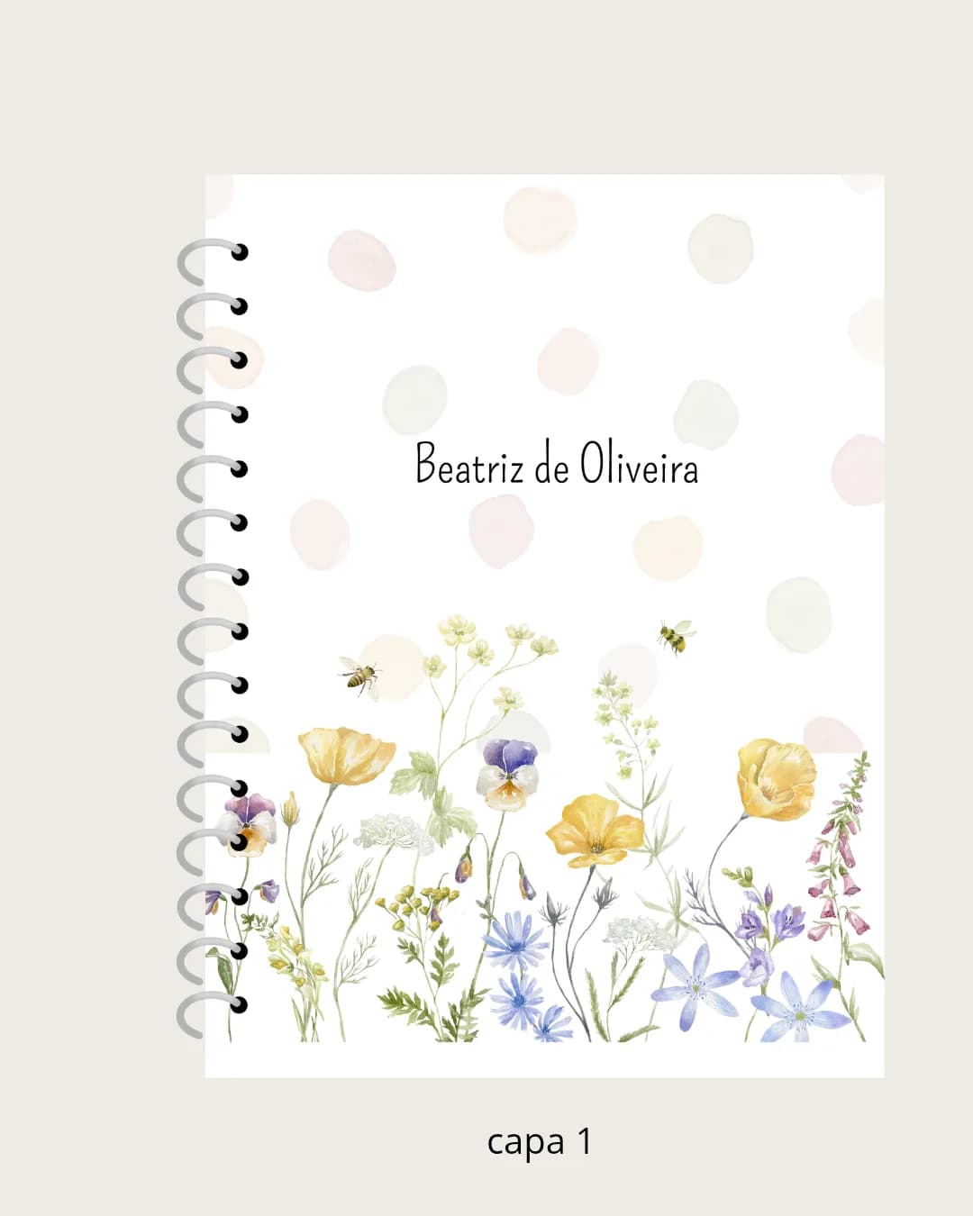 Caderno Campo Florido