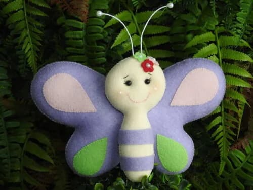 Borboleta em Feltro