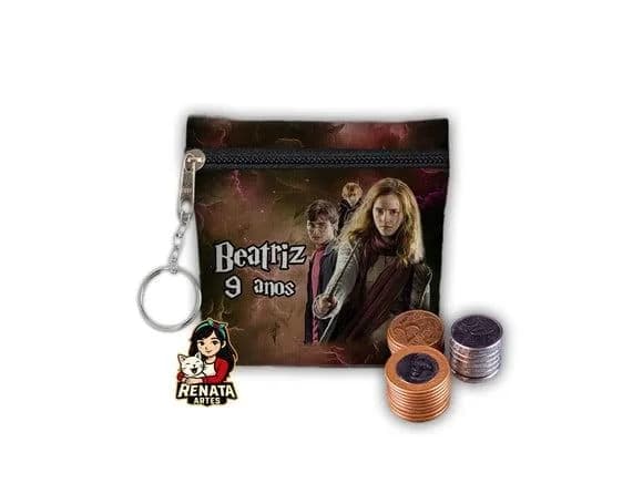 Chaveiro Porta Moedas Personalizado Harry Potter