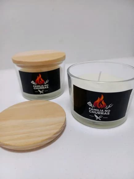 10 Velas Personalizada no Pote Pate