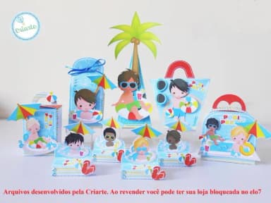 Arquivo de Corte Pool Party 33