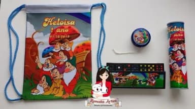 Kit Jogos na Mochila Sete Anões