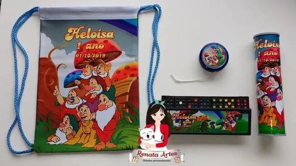 Kit Jogos na Mochila Sete Anões