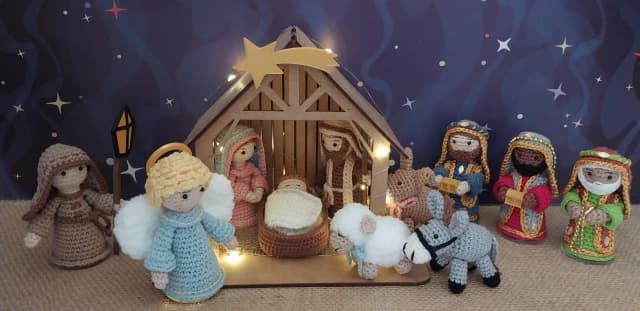 Presépio Amigurumi 11 peças