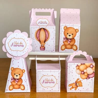 Kit 30 Lembrancinhas Chá Revelação