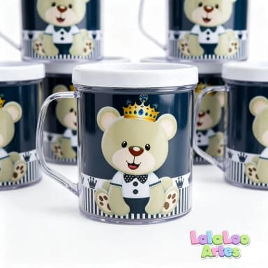 Caneca Ursinho Príncipe Personalizada