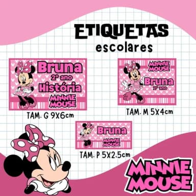 60 Etiquetas Escolares