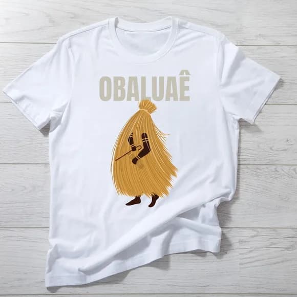 Camiseta Obaluaê - Atotô, Força e Cura