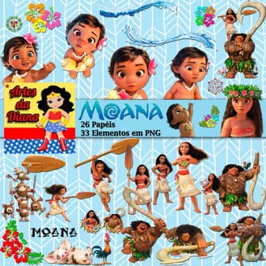 Kit Digital Moana - Cód.: 13