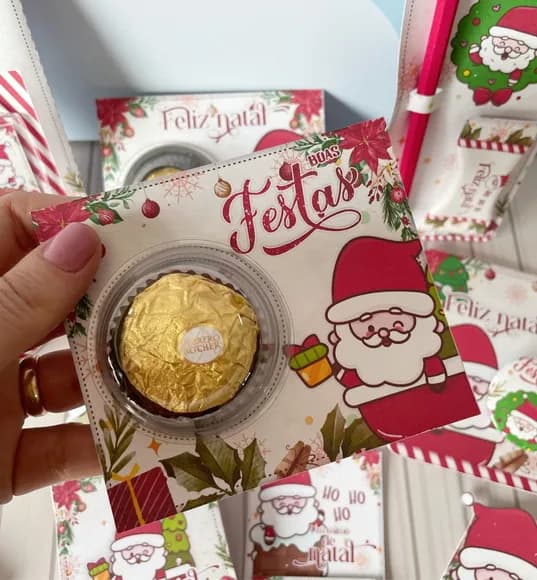 Card Natal com Blister - Não Acompanha Doce