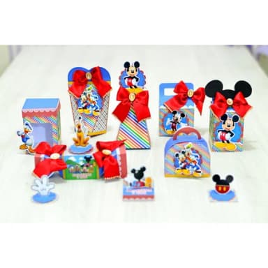 Kit 30 Lembrancinhas - Turma do Mickey