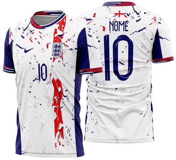 Arte Vetor Camisa Inglaterra Conceito 2026