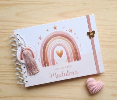 Livro do Bebê A5 Personalizado - Escolha a Capa