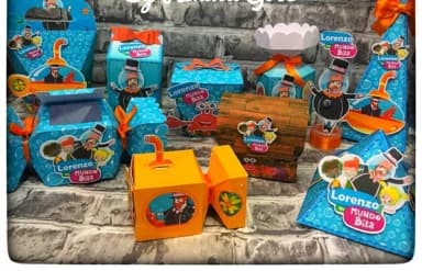 Kit 60 Lembrancinhas Mundo de Bita