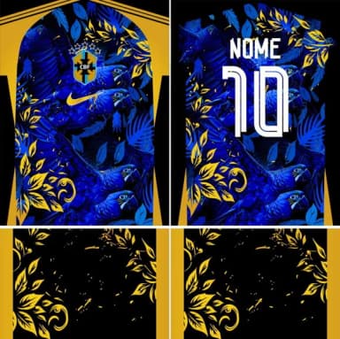 Arte Vetor Camisa Interclasse Arara Mod-802