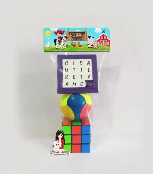 Kit Desafio Personalizado Fazendinha Menino