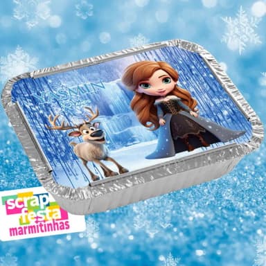 Marmitinha Personalizada Festa Princesa Congelada Frozen