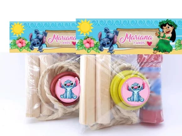 Kit Divertido Personalizado Festa Lilo e Stitch