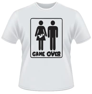 Camiseta Game Over