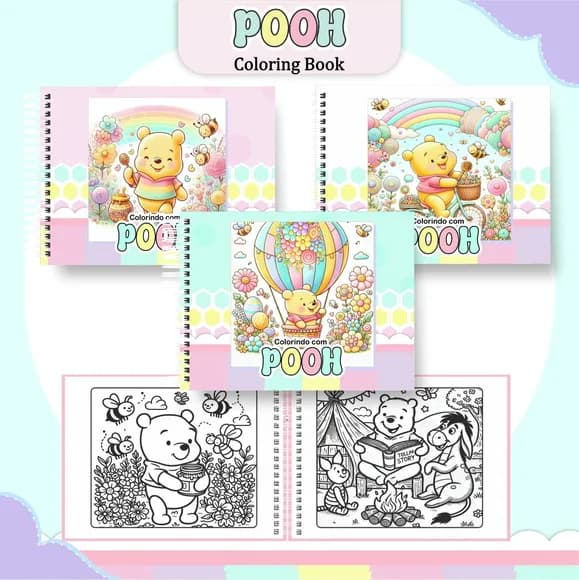 Arquivo Livro de Colorir Ursinho Pooh 01