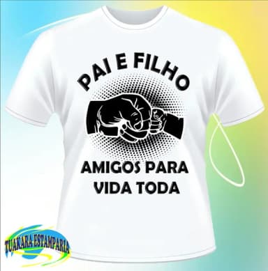 Camiseta Pai e Filho