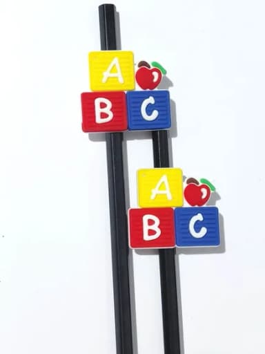 Lápis C/ponteira Abc Escolar Emborrachado Pacote C/6 Unidade
