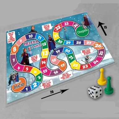 Jogo de Tabuleiro Personalizado Frozen