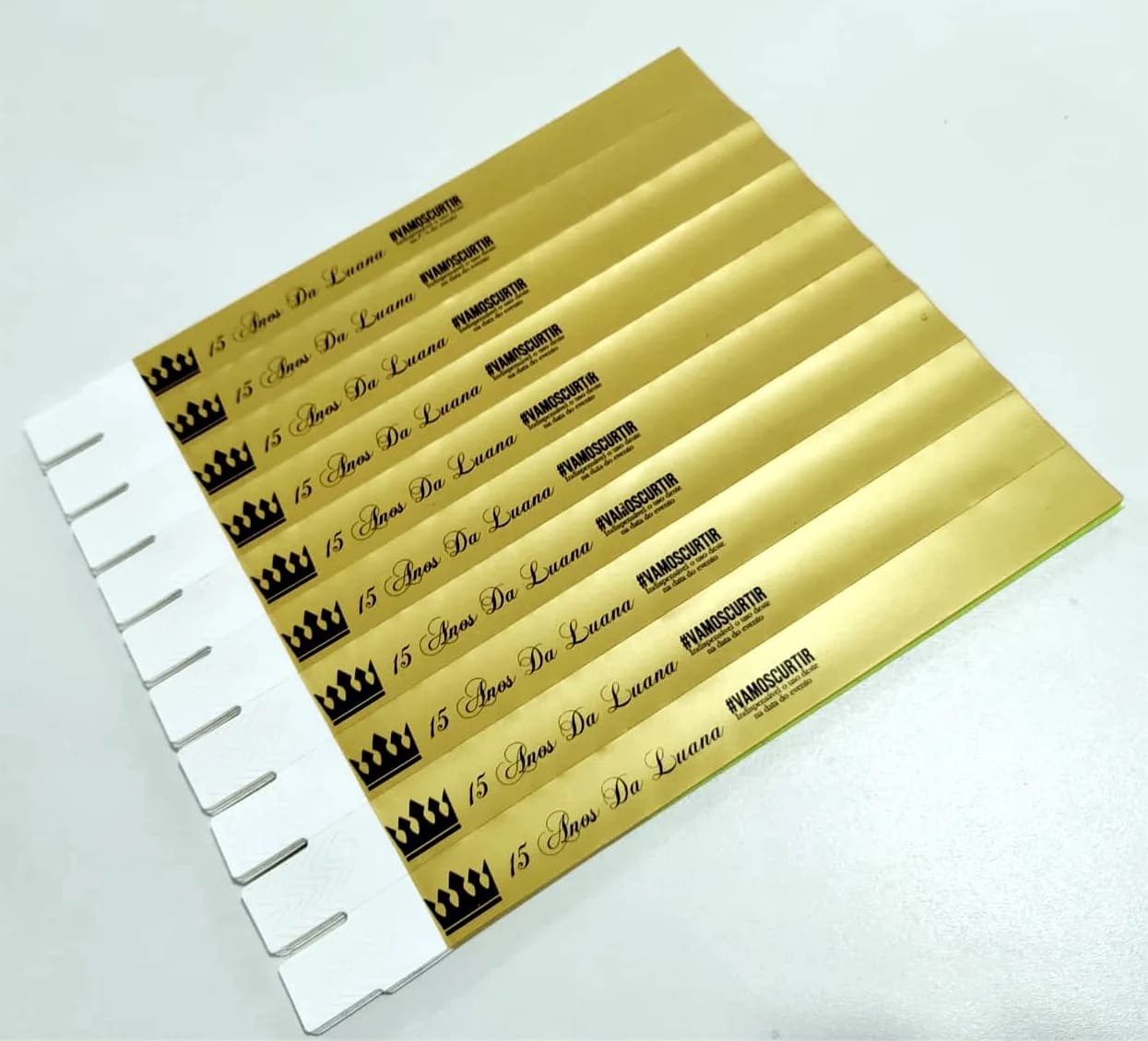 Pulseiras para Festas e Eventos Personalizadas 50 unds