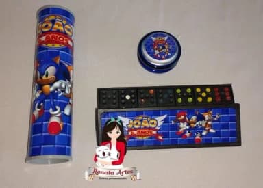 Kit Jogos Personalizado Sonic