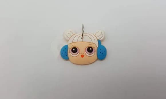Pingente da LOL Snow Angel Emborrachado de 2,5cm