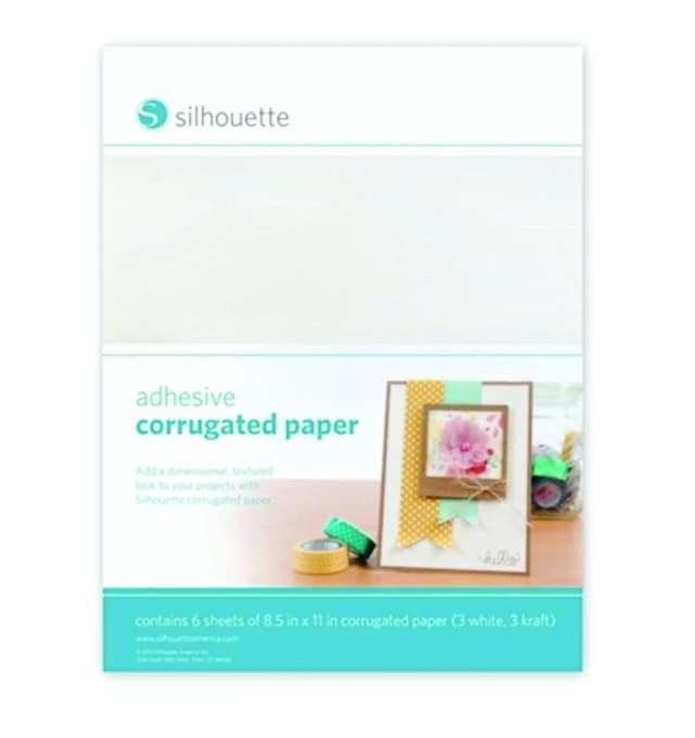 Silhouette Adhesive Corrugated Paper