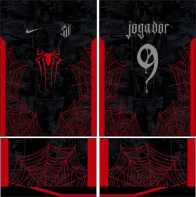 Arte Vetor Camisa Interclasse Homem Aranha Mod-789