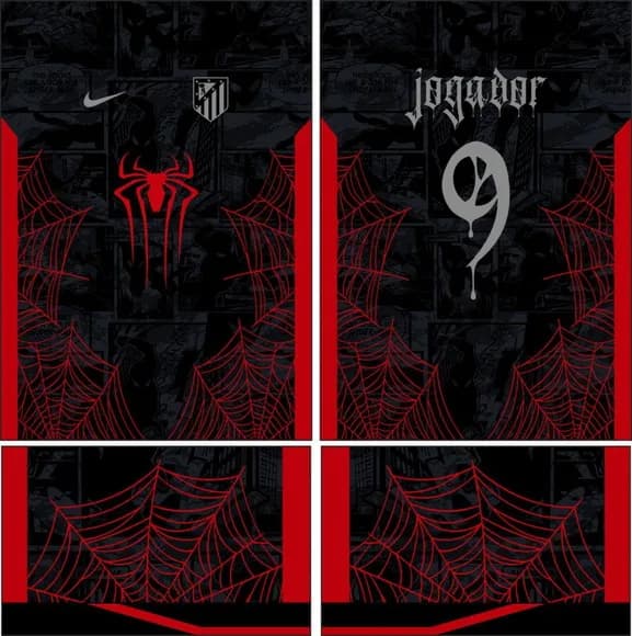 Arte Vetor Camisa Interclasse Homem Aranha Mod-789