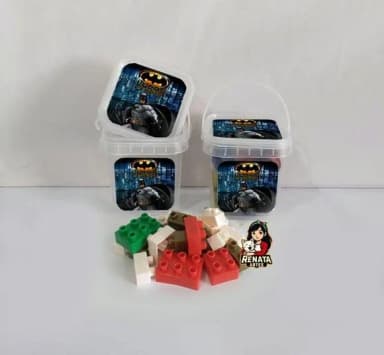 Monta Monta no Baldinho Personalizado Batman
