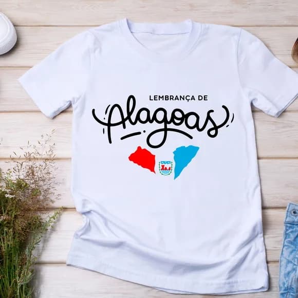 Camiseta Lembrança de Alagoas