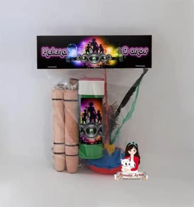 Kit Lembrancinha com Bolha de Sabão Balada 2