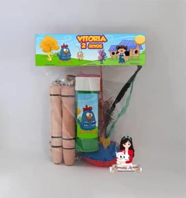 Kit Lembrancinha com Bolha Galinha Pintadinha 2