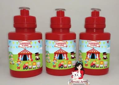 Squeeze Personalizado Tema Circo 2