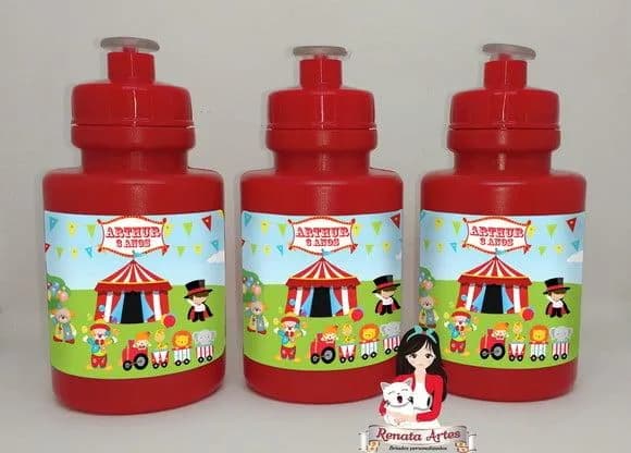 Squeeze Personalizado Tema Circo 2