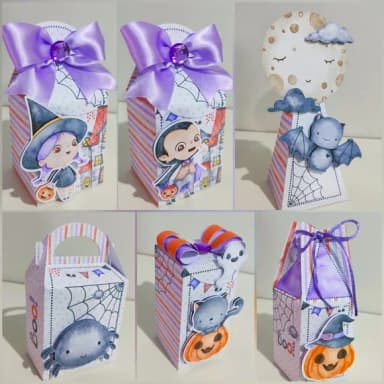 Kit 100 Lembrancinhas Halloween