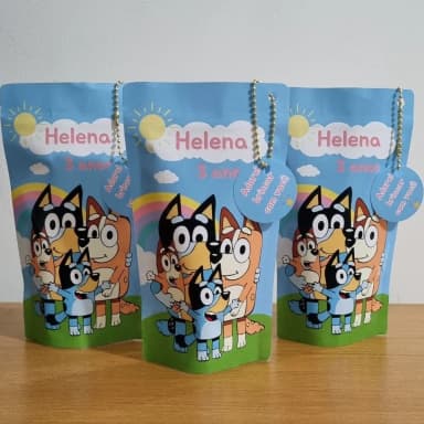 Saquinho Zip Lock 10x17 Lembrancinha Bluey