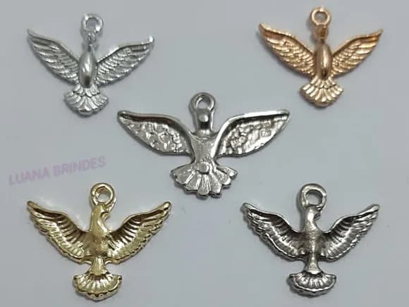 Kit Ping Divino Espírito Santo Variados de Metal-pct C/10 un